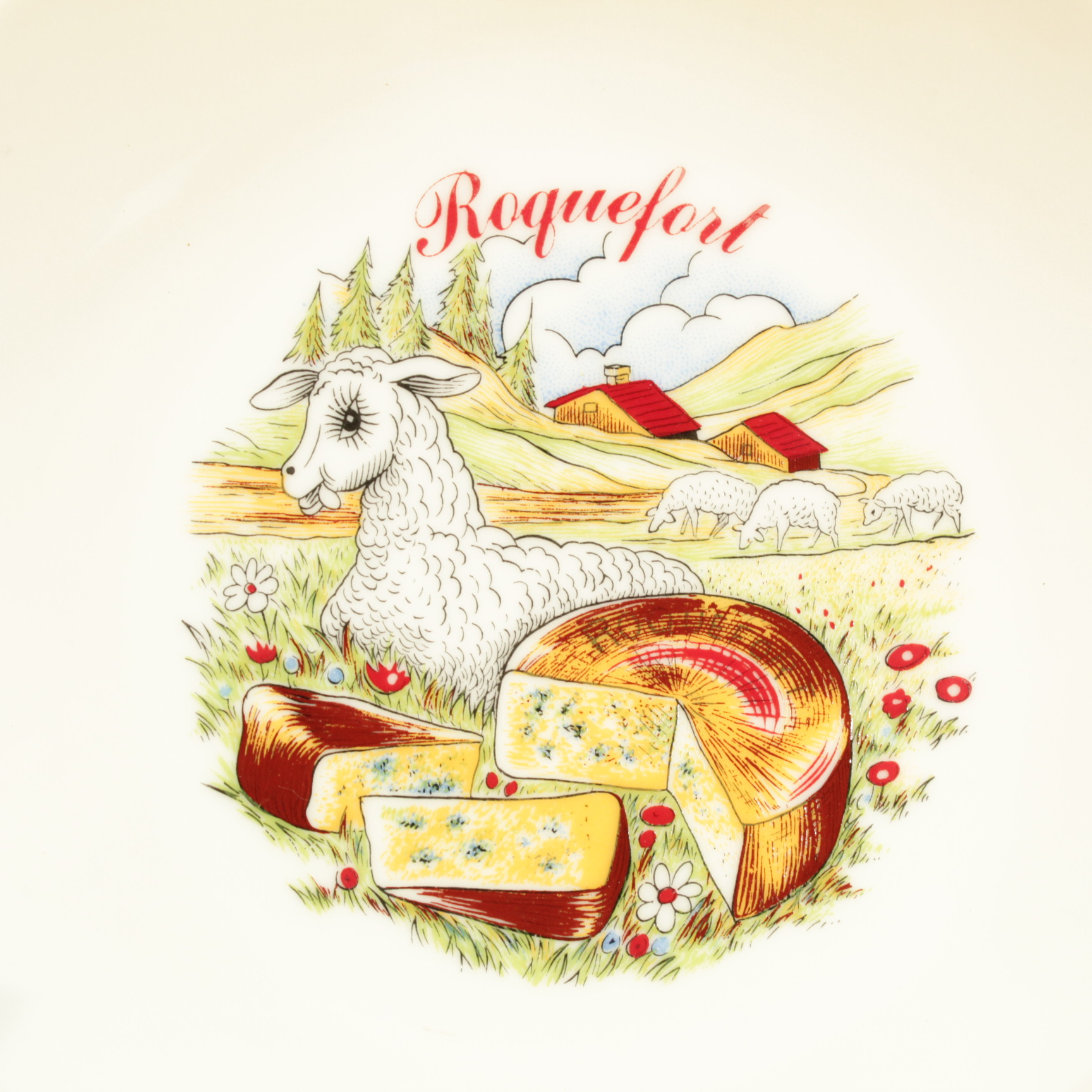 Voir photo 2 de Lot de 6 Assiettes creuses fromages- Euro porcelaine Lot de 6 Assiettes creuses fromages- Euro porcelaine Bon état reconditionné photo 2
