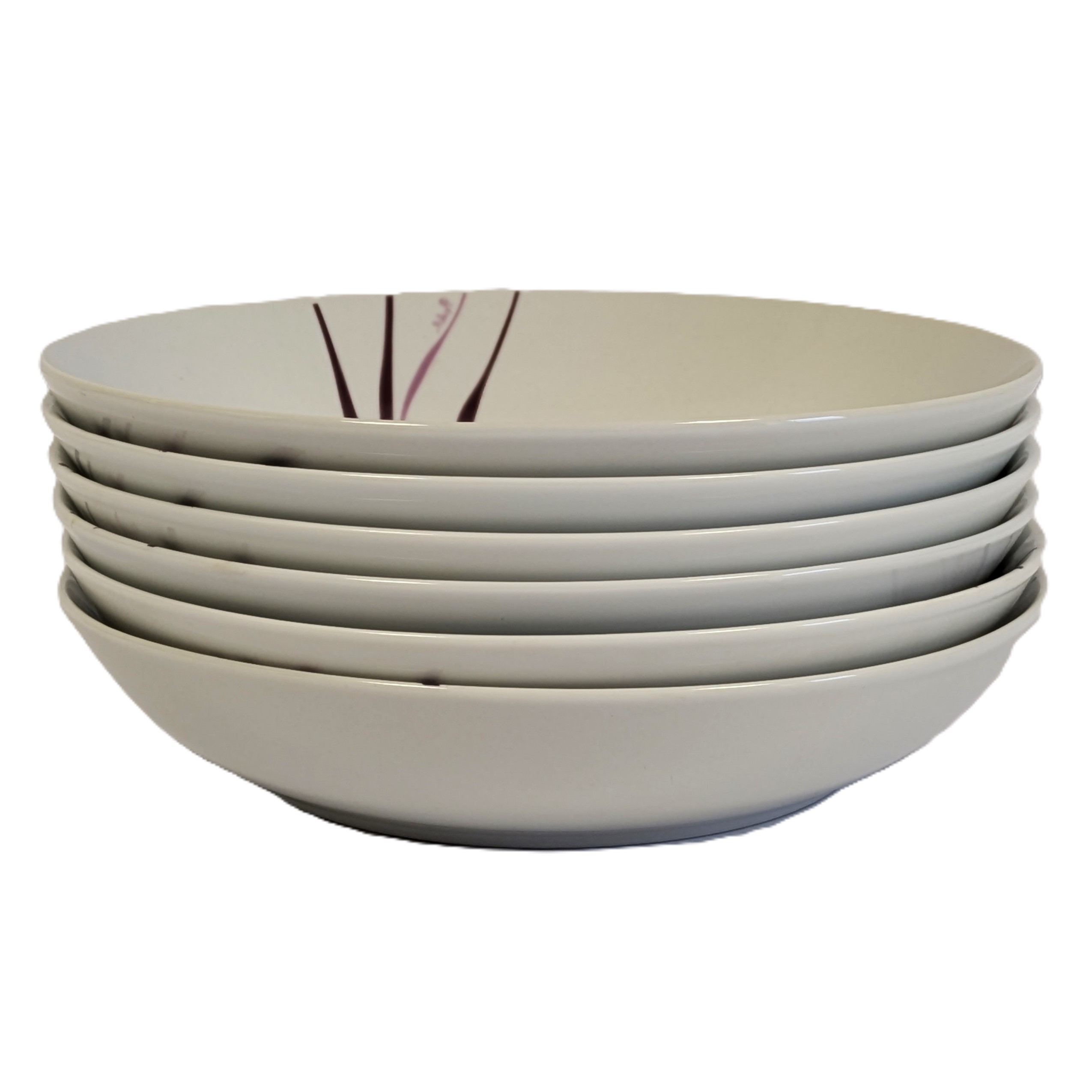 Voir photo 6 de Lot de 6 assiettes creuses Nova Styl - Collection Polluy - 20 cm. Lot de 6 assiettes creuses Nova Styl - Collection Polluy - 20 cm. Parfait état reconditionné photo 6