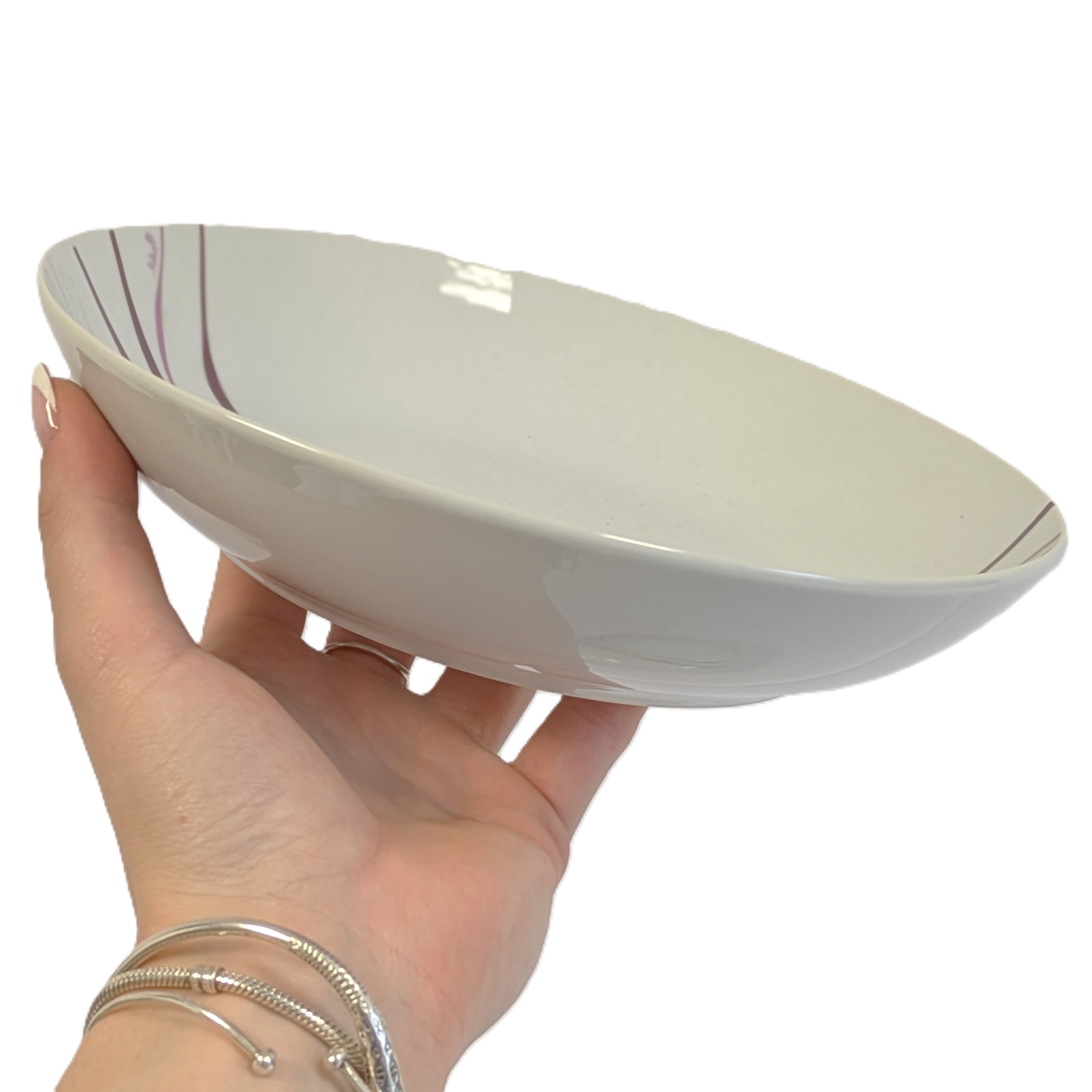Voir photo 7 de Lot de 6 assiettes creuses Nova Styl - Collection Polluy - 20 cm. Lot de 6 assiettes creuses Nova Styl - Collection Polluy - 20 cm. Parfait état reconditionné photo 7