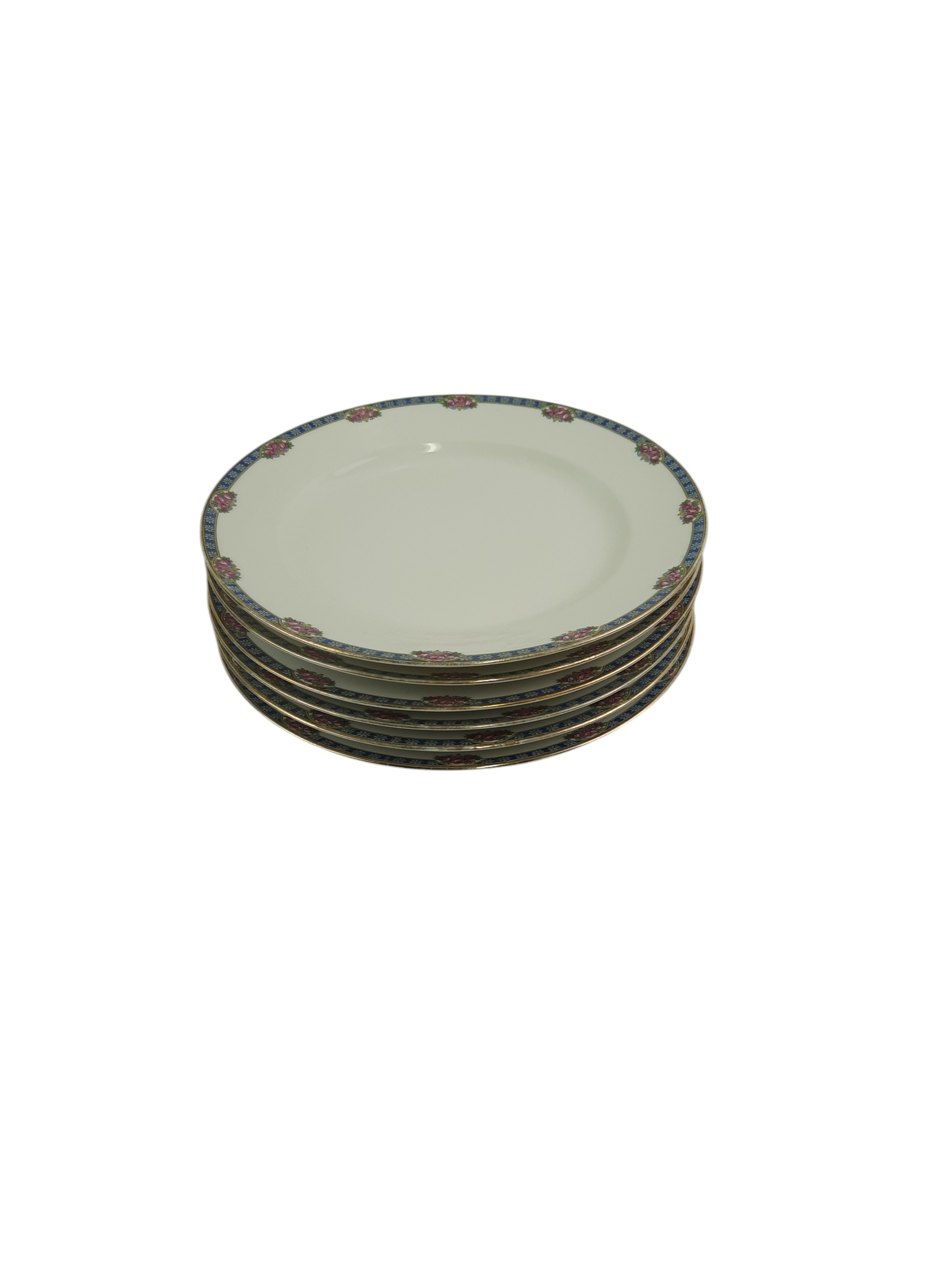 Voir photo 2 de Lot de 6 assiettes plates Limoges france Lot de 6 assiettes plates Limoges france Bon état reconditionné photo 2