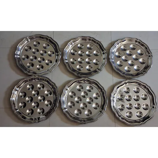 Lot De 6 Assiettes Pour Servir Des Escargots occasion reconditionné disponible sur Rakuten