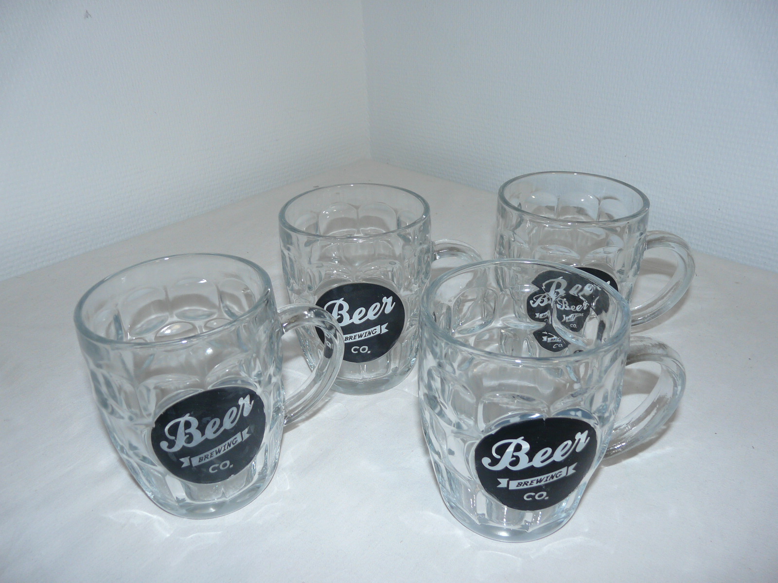 Voir photo 2 de Lot de 6 Chopes à bière en verre Lot de 6 Chopes à bière en verre Bon état reconditionné photo 2