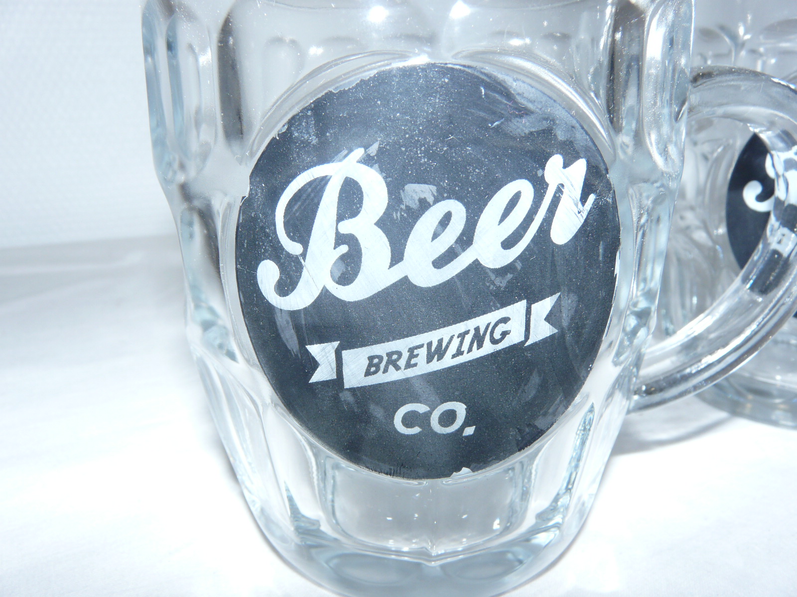 Voir photo 3 de Lot de 6 Chopes à bière en verre Lot de 6 Chopes à bière en verre Bon état reconditionné photo 3