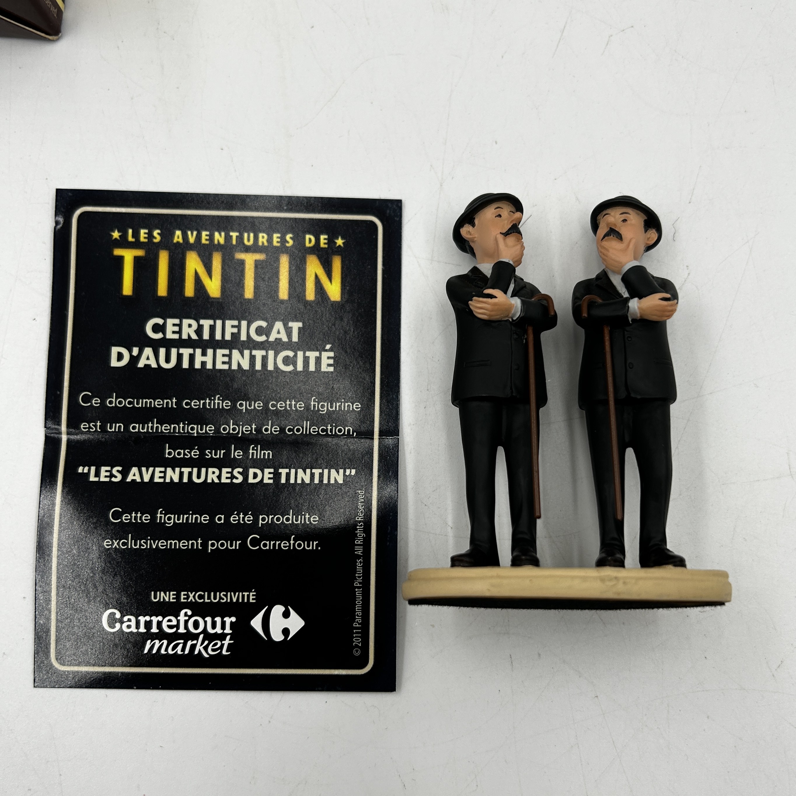 Voir photo 3 de Lot de 6 figurines Tintin 2011 Carrefour Paramount Lot de 6 figurines Tintin 2011 Carrefour Paramount Très bon état reconditionné photo 3