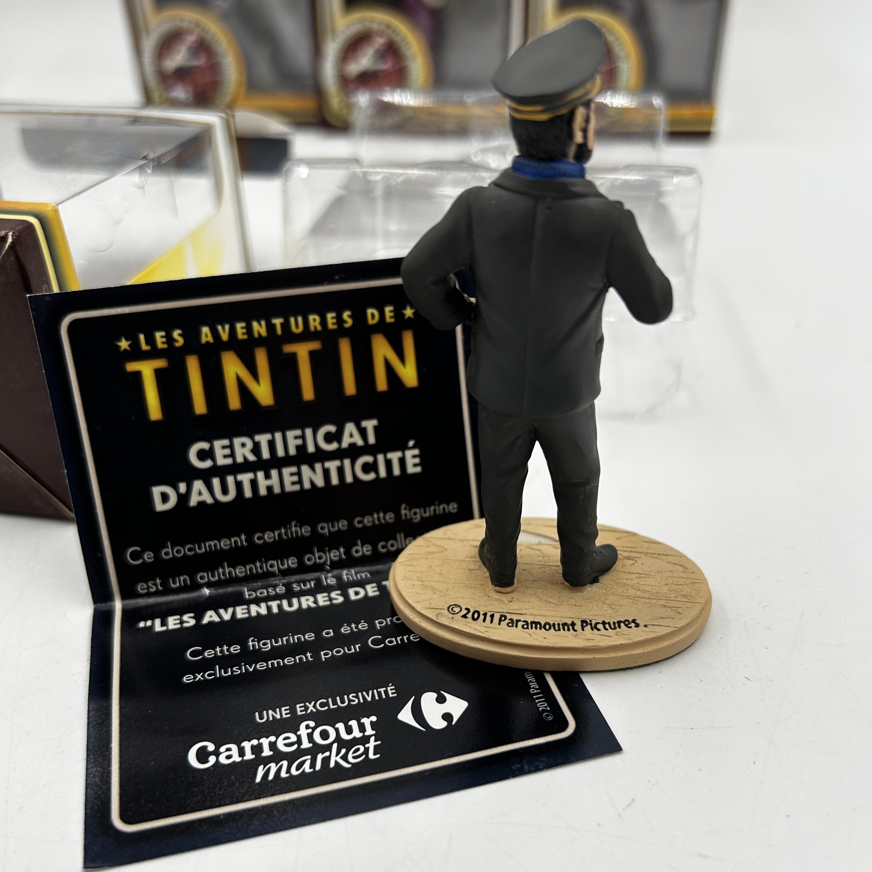 Voir photo 5 de Lot de 6 figurines Tintin 2011 Carrefour Paramount Lot de 6 figurines Tintin 2011 Carrefour Paramount Très bon état reconditionné photo 5