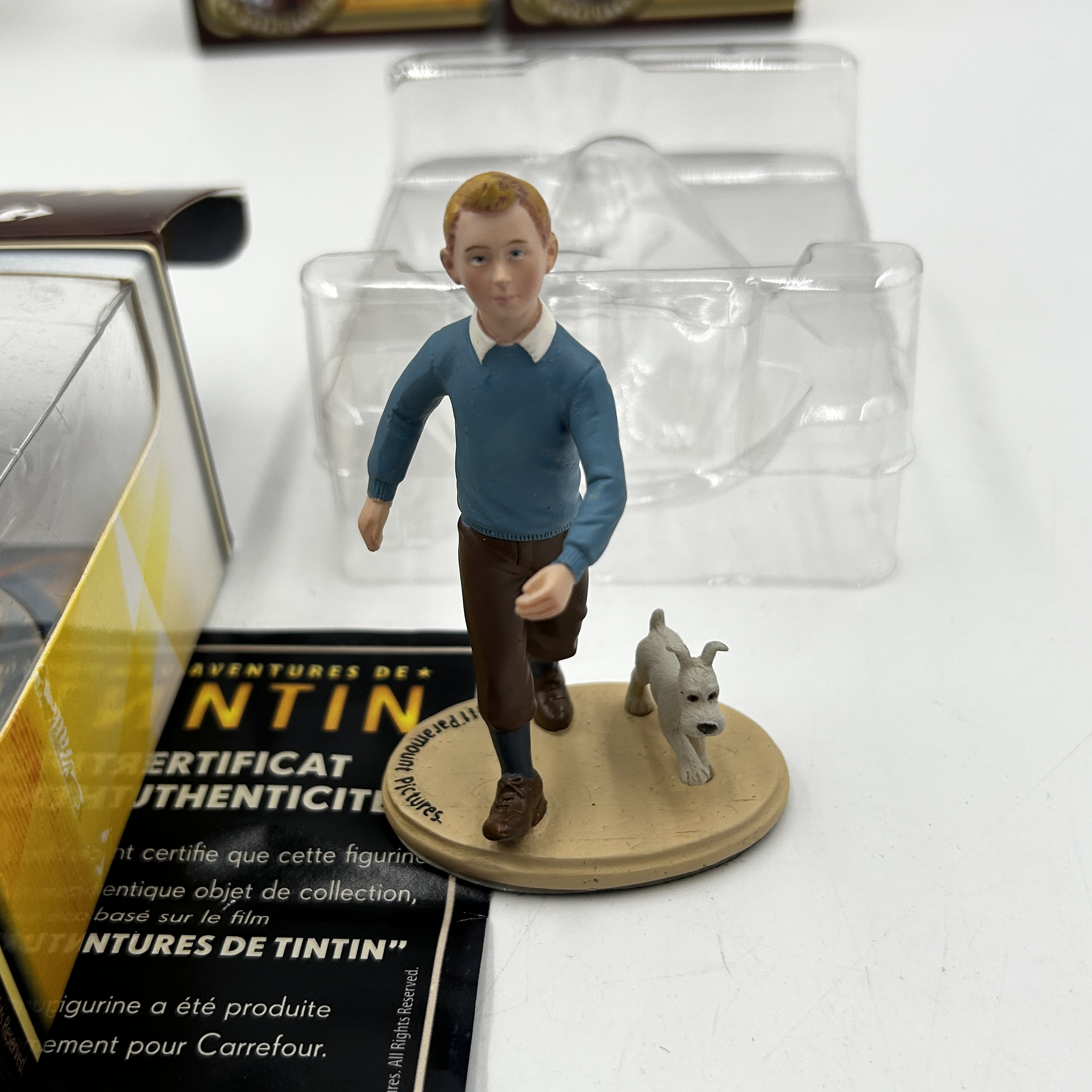 Voir photo 9 de Lot de 6 figurines Tintin 2011 Carrefour Paramount Lot de 6 figurines Tintin 2011 Carrefour Paramount Très bon état reconditionné photo 9