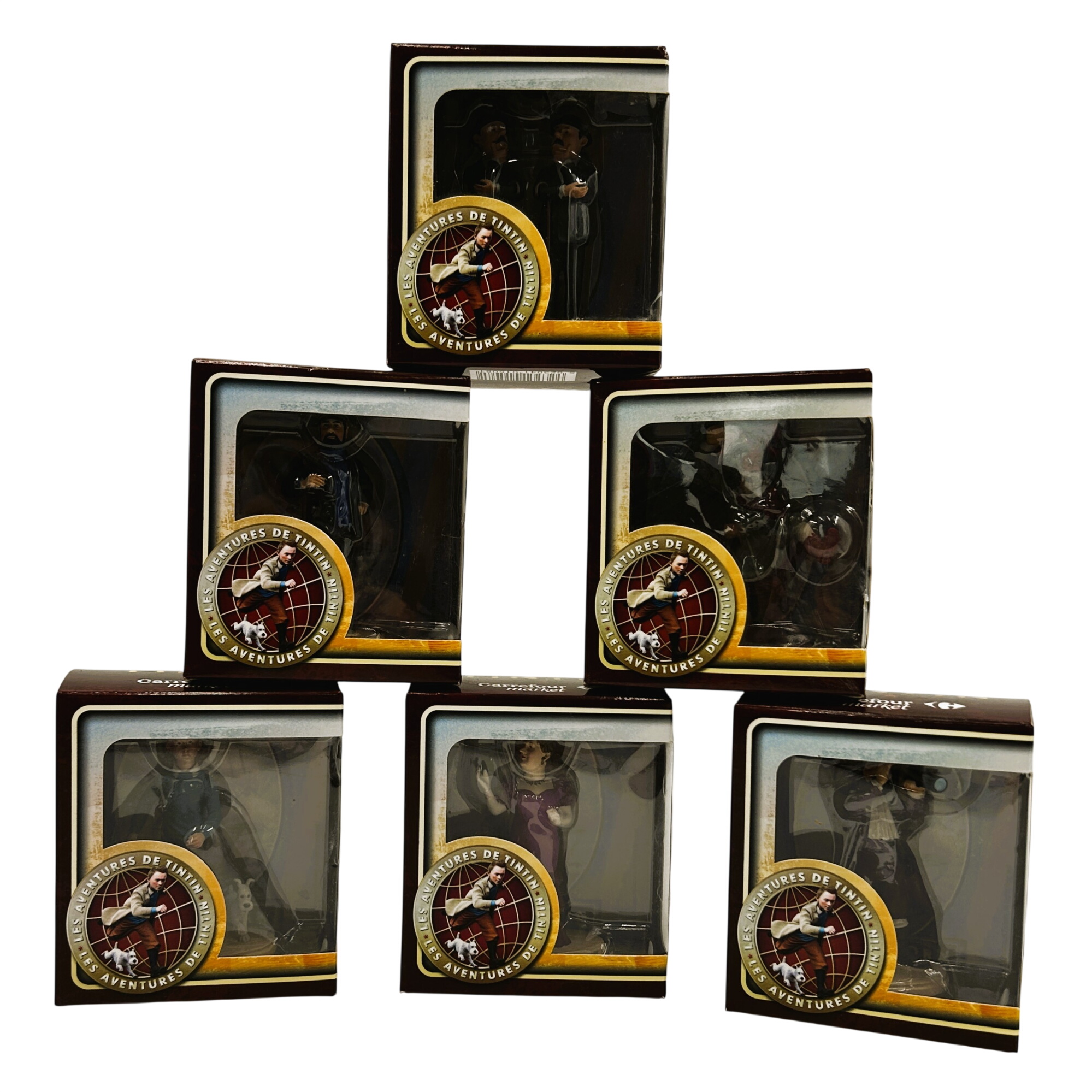 Acheter Lot de 6 figurines Tintin 2011 Carrefour Paramount Très bon état - 30,00 € Lot de 6 figurines Tintin 2011 Carrefour Paramount Très bon état reconditionné disponible sur Label Emmaüs