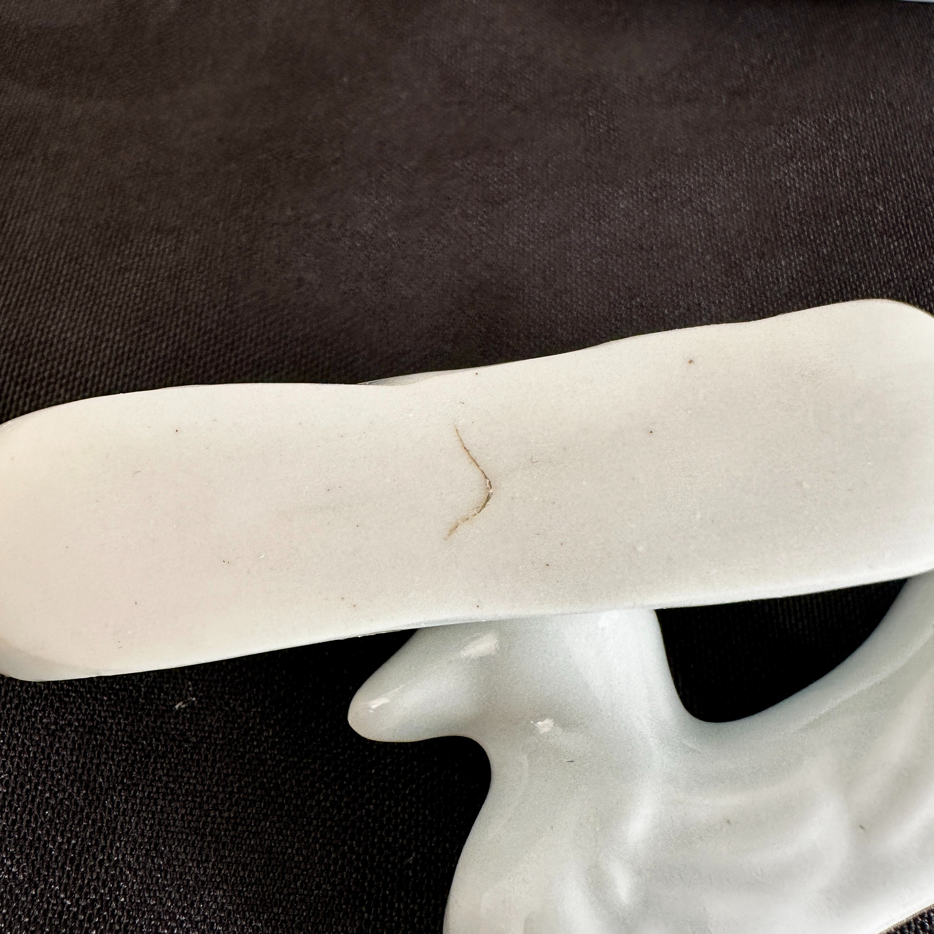 Voir photo 9 de Lot de 6 porte-couteaux en porcelaine blanche en forme de canard Lot de 6 porte-couteaux en porcelaine blanche en forme de canard Bon état reconditionné photo 9