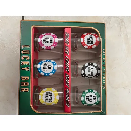Lot De 6 Shooters Lucky Bar Bon état reconditionné disponible sur Rakuten