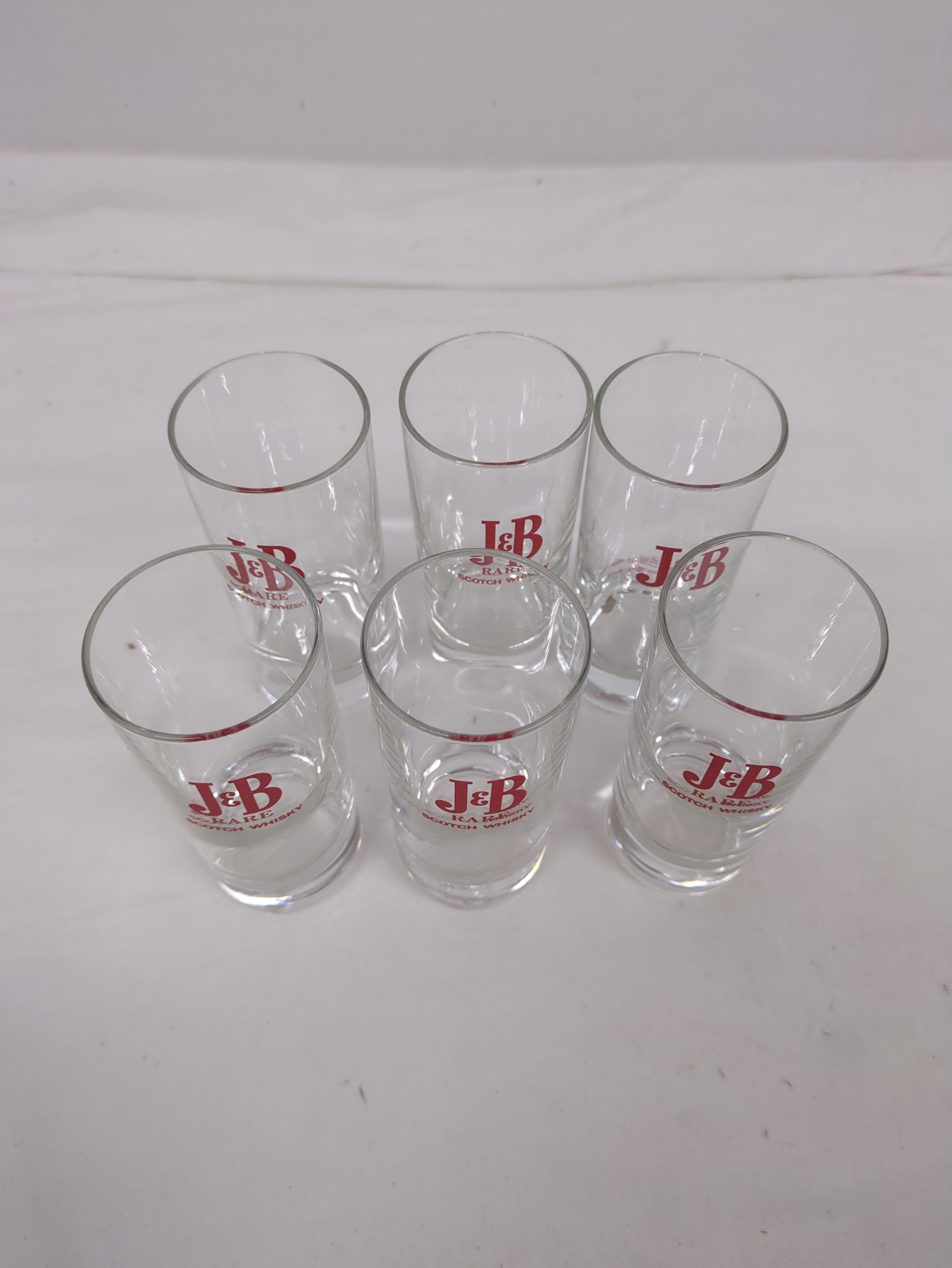 Voir photo 2 de Lot de 6 verres à Whisky J & B Lot de 6 verres à Whisky J & B Très bon état reconditionné photo 2