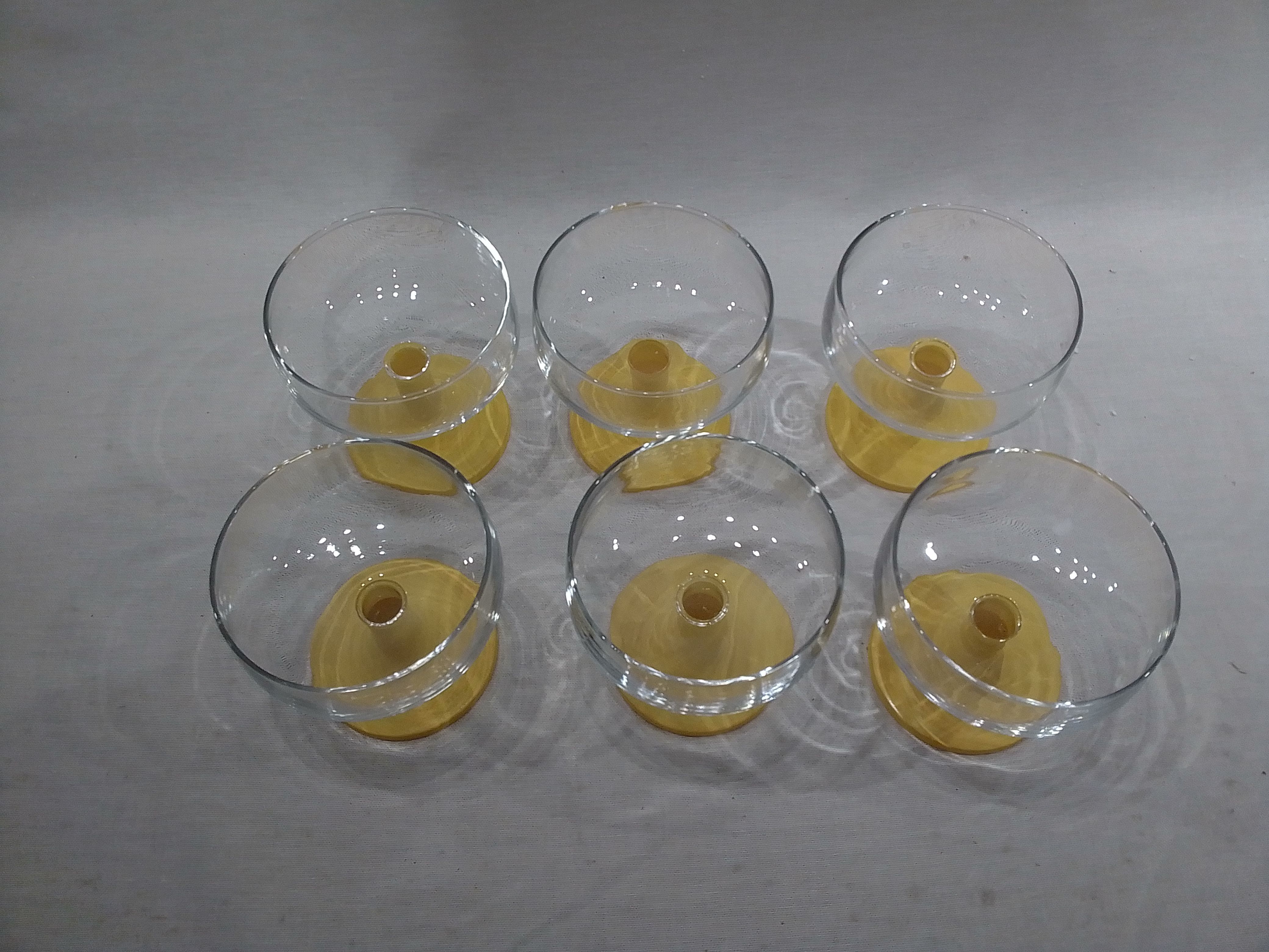 Voir photo 2 de Lot de 6 Verres Lot de 6 Verres Bon état reconditionné photo 2