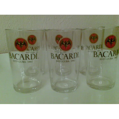 Lot De 7 Verres Bacardi (Discothéque) occasion reconditionné disponible sur Rakuten