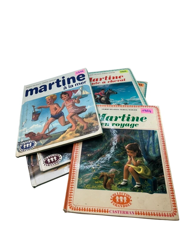 Acheter Lot de 8 livres Martine vintage Casterman années 1950-1970 albums illustrés jeunesse collection Très bon état - 42,00 € Lot de 8 livres Martine vintage Casterman années 1950-1970 albums illustrés jeunesse collection Très bon état reconditionné disponible sur Label Emmaüs