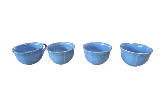 Voir photo 18 de Lot de 8 soucoupes et 8 tasses à café bleues Niderviller assorties Lot de 8 soucoupes et 8 tasses à café bleues Niderviller assorties État correct reconditionné photo 18