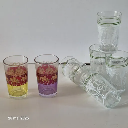 Lot De 8 Verres À Thé Marocain Traditionnels Bon état reconditionné disponible sur Rakuten