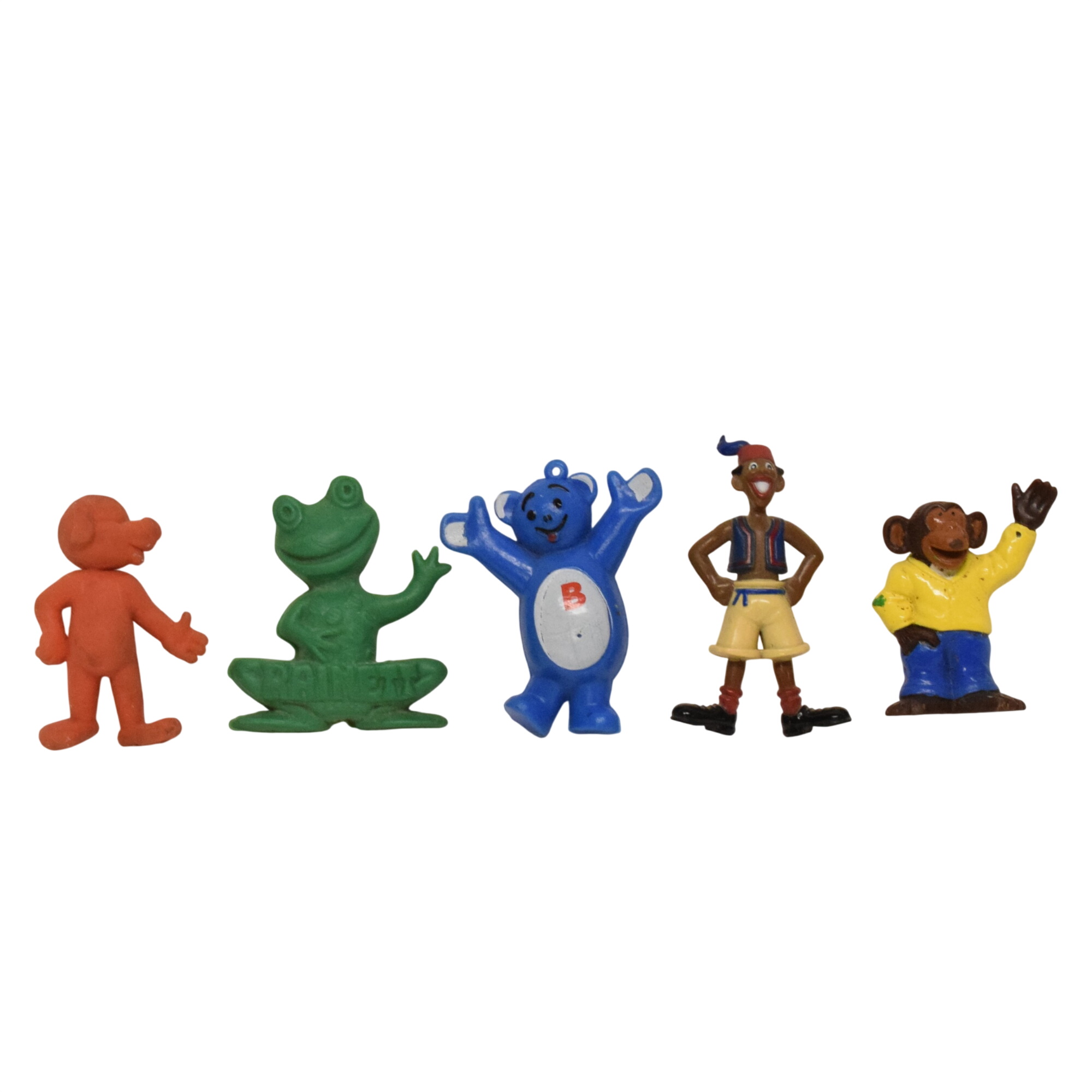 Acheter Lot de cinq anciennes figurines publicitaires État correct - 10,00 € Lot de cinq anciennes figurines publicitaires État correct reconditionné disponible sur Label Emmaüs
