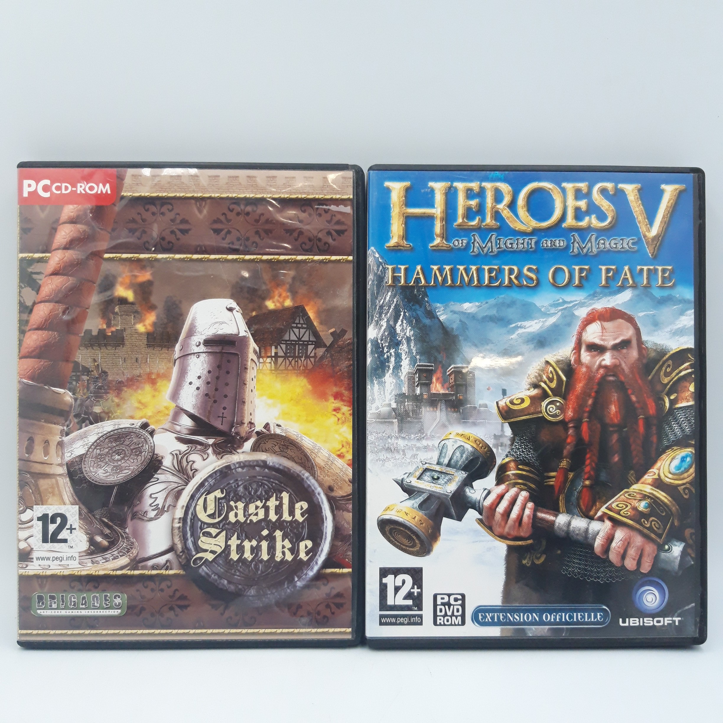 Acheter Lot de deux cd de jeux pour ordinateur 1. Castle Strike 2. Heroes V of Might and Magic Hammers of Fate Bon état - 11,00 € Lot de deux cd de jeux pour ordinateur 1. Castle Strike 2. Heroes V of Might and Magic Hammers of Fate Bon état reconditionné disponible sur Label Emmaüs