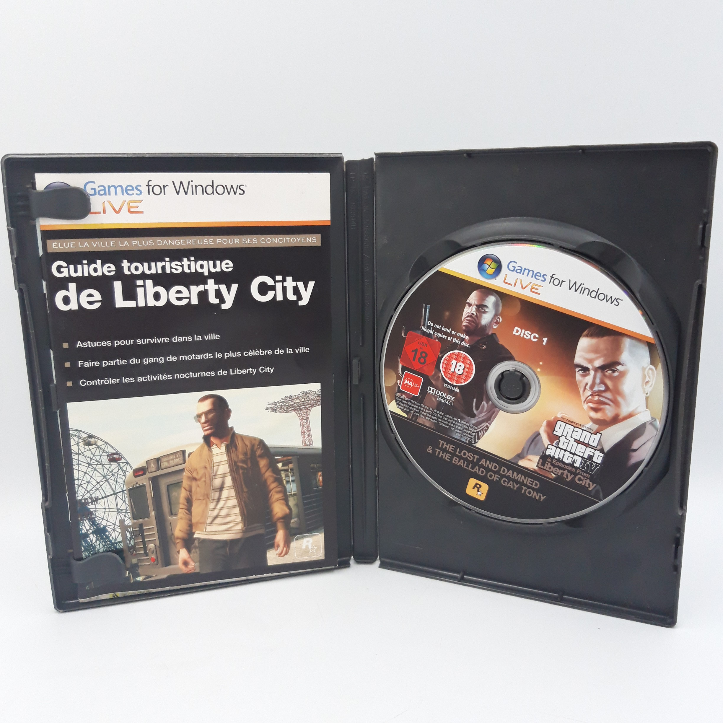 Voir photo 3 de Lot de deux cd de jeux pour ordinateur 1. Midnight club II 2. GTA 4 Lot de deux cd de jeux pour ordinateur 1. Midnight club II 2. GTA 4 Bon état reconditionné photo 3