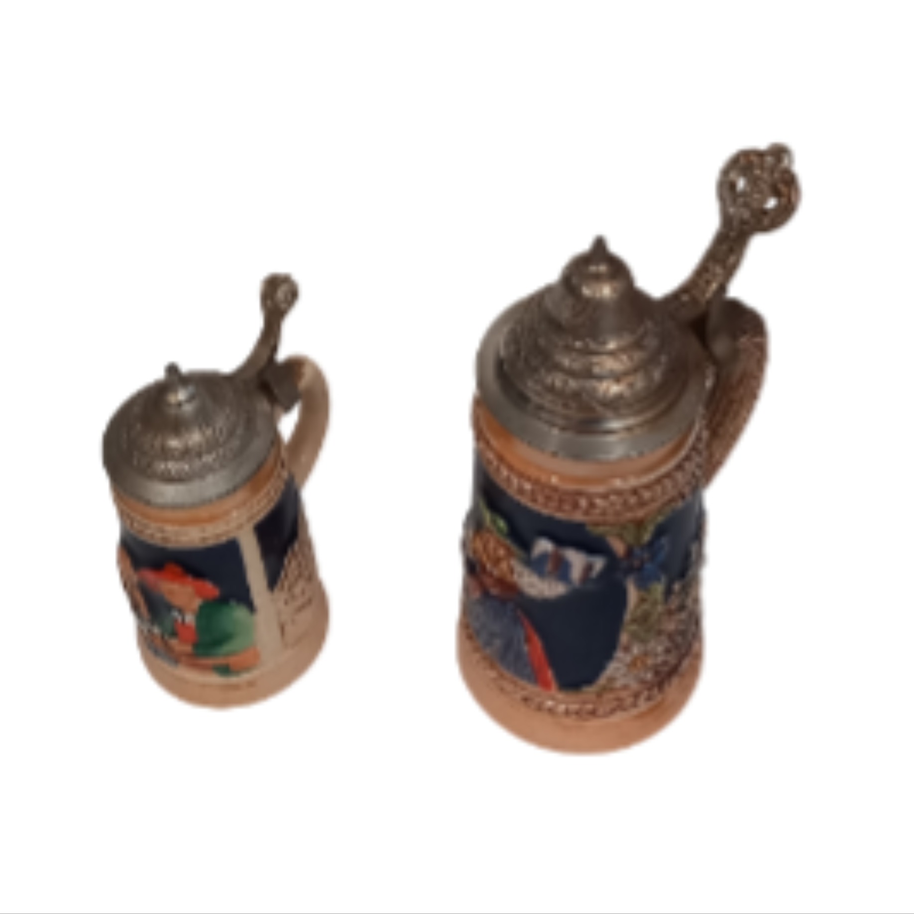 Acheter Lot de deux choppes vintage Bon état - 14,00 € Lot de deux choppes vintage Bon état reconditionné disponible sur Label Emmaüs