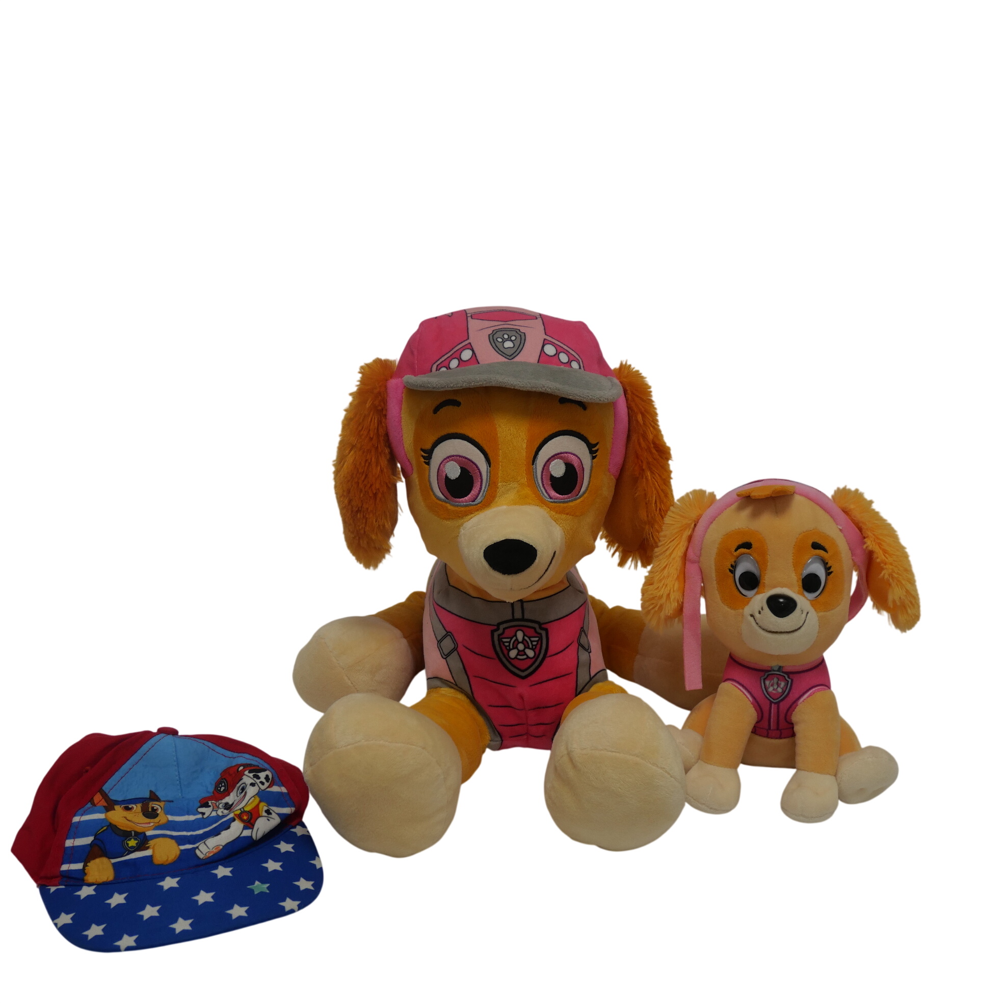 Acheter Lot de deux peluches Stella Pat' Patrouille + Casquette offerte - 19,00 € Lot de deux peluches Stella Pat' Patrouille + Casquette offerte reconditionné disponible sur Label Emmaüs