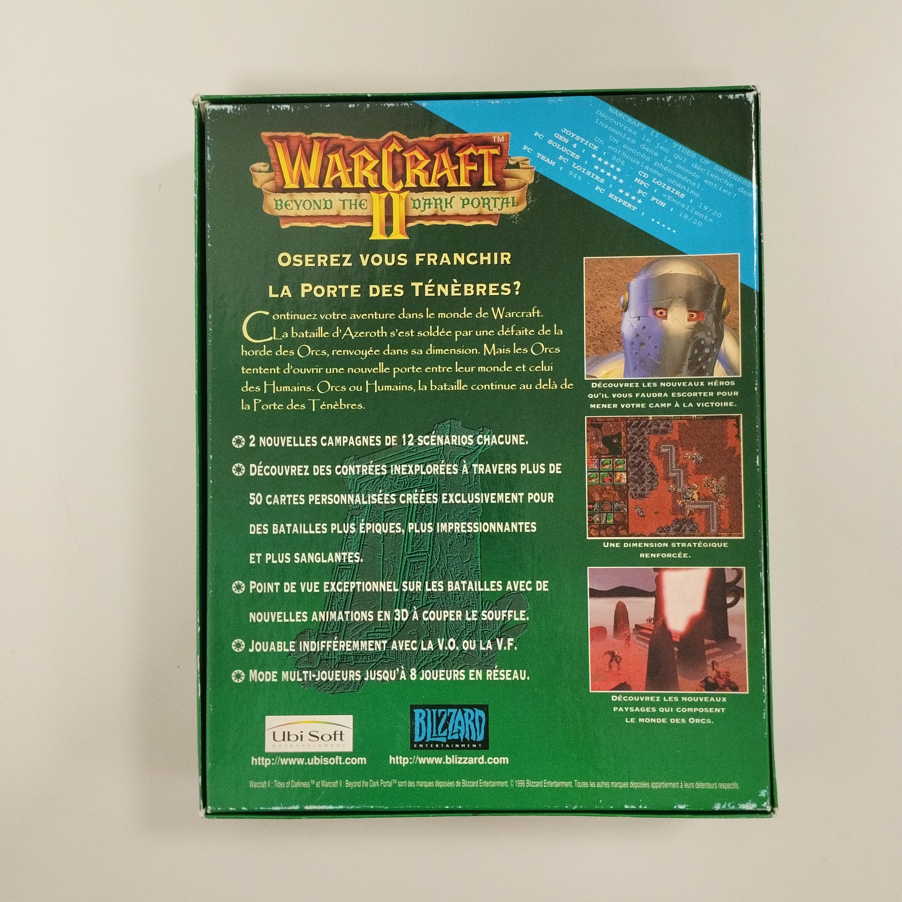 Voir photo 6 de Lot de jeux cultes Warcraft Universe pour PC : Warcraft II Tides of Darkness + Beyond the Dark Portal / World of Warcraft + The Burning Crusade Lot de jeux cultes Warcraft Universe pour PC : Warcraft II Tides of Darkness + Beyond the Dark Portal / World of Warcraft + The Burning Crusade Bon état reconditionné photo 6