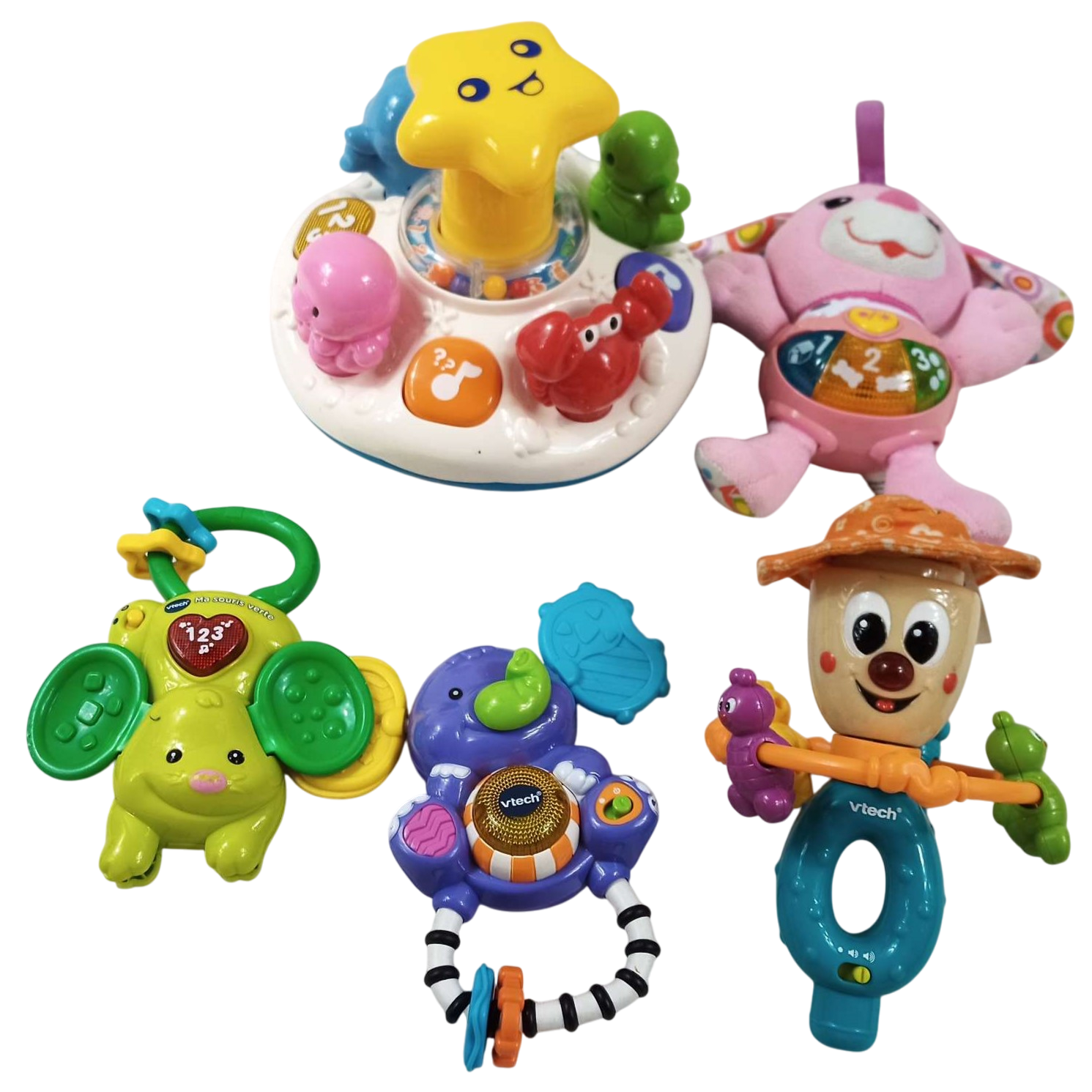 Acheter Lot de jouets vtech premier âge Bon état - 11,00 € Lot de jouets vtech premier âge Bon état reconditionné disponible sur Label Emmaüs