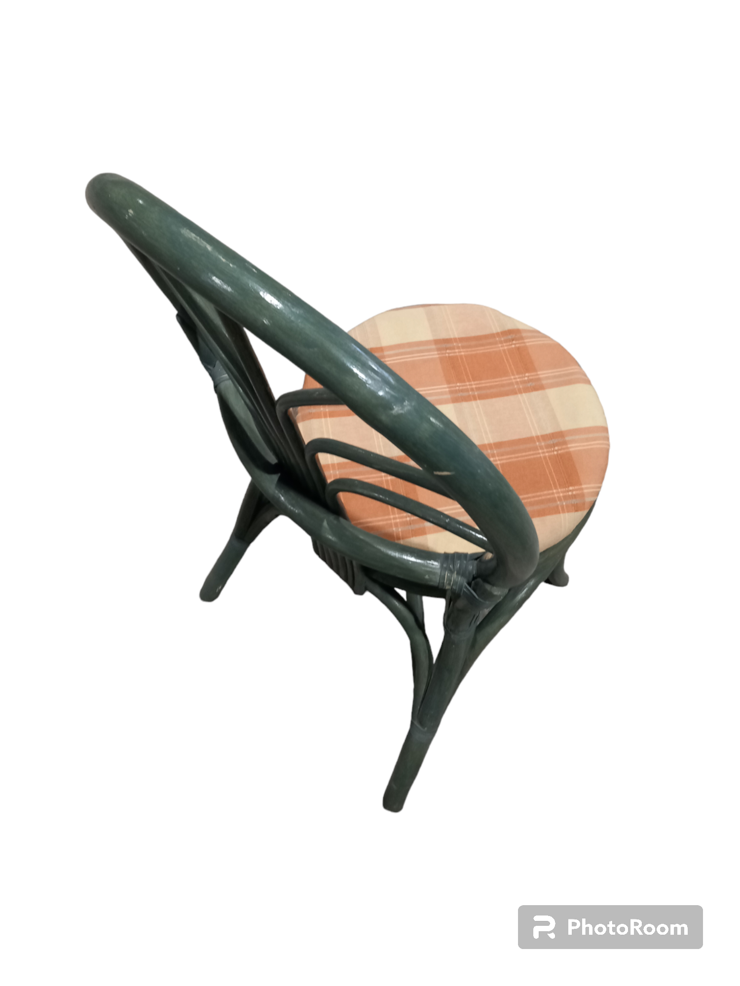 Voir photo 11 de Lot De Paire Chaise Vintage En Rotin Avec Dossier Arrondi Lot De Paire Chaise Vintage En Rotin Avec Dossier Arrondi Très bon état reconditionné photo 11