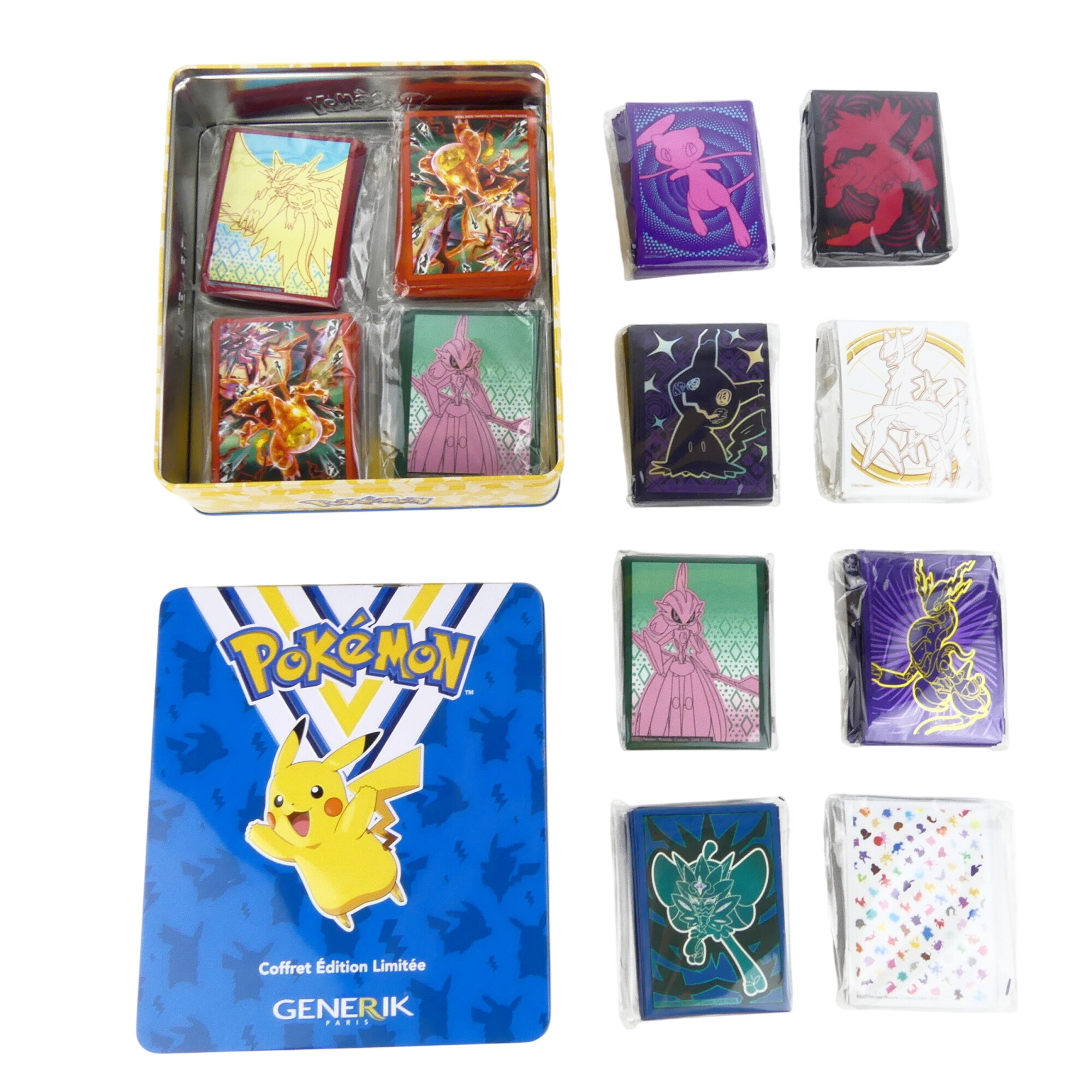 Lot de protèges cartes Pokemon neufs Parfait état - 35,00 € Lot de protèges cartes Pokemon neufs Parfait état reconditionné disponible sur Label Emmaüs