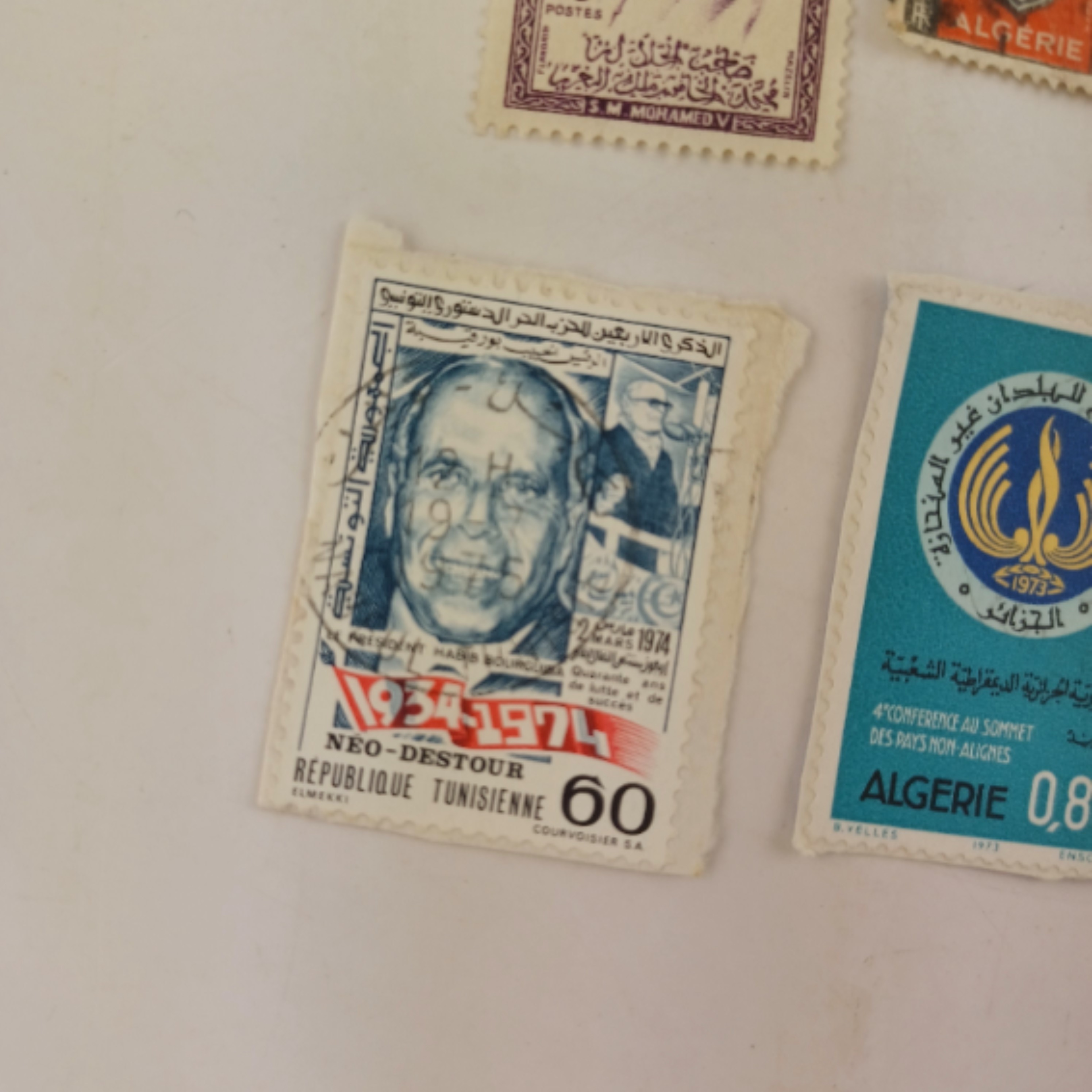 Voir photo 7 de Lot de timbres oblitérés Algérie, Maroc, Tunisie, AOF et Monaco, collection ancienne francophone Lot de timbres oblitérés Algérie, Maroc, Tunisie, AOF et Monaco, collection ancienne francophone Très bon état reconditionné photo 7