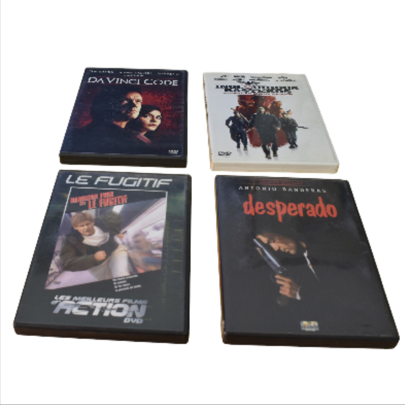 Voir photo 2 de Lot de12 DVDs, type action / enquête Lot de12 DVDs, type action / enquête État correct reconditionné photo 2