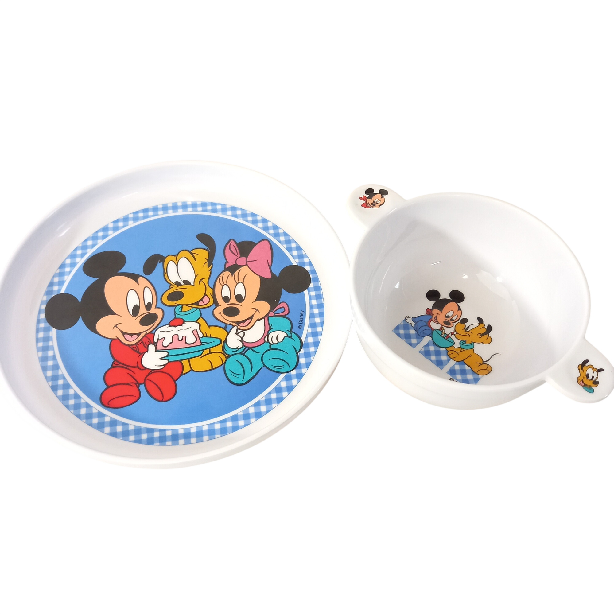 Lot Disney composé d'une assiette creuse et d'un bol en mélamine, de marque Tigex Très bon état - alternatives disponibles sur Dero Lot Disney composé d'une assiette creuse et d'un bol en mélamine, de marque Tigex Très bon état reconditionné (offre indisponible)