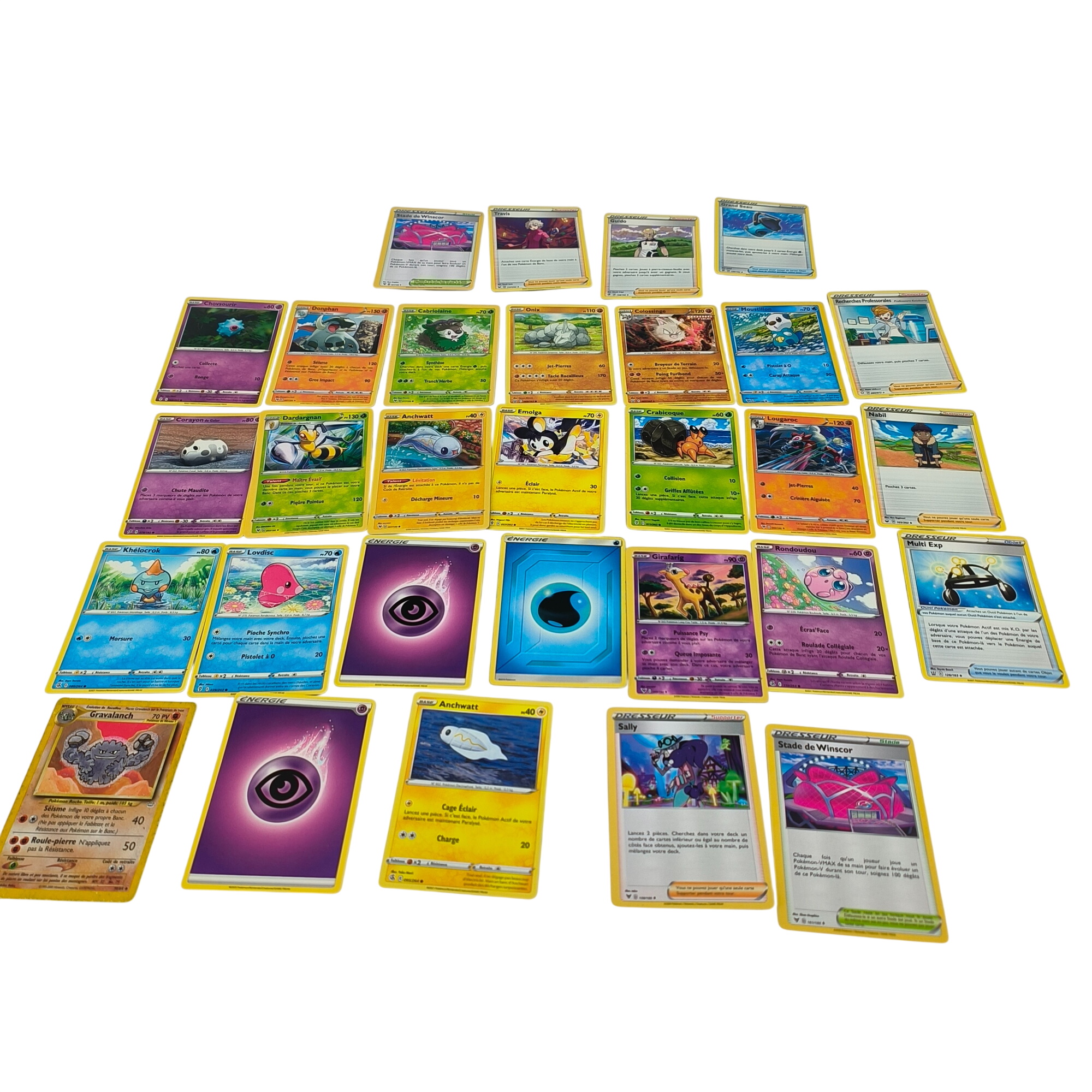 Lot divers de 30 cartes Pokémon-Nintendo- à partir de 6 ans Très bon état - 10,00 € Lot divers de 30 cartes Pokémon-Nintendo- à partir de 6 ans Très bon état reconditionné disponible sur Label Emmaüs