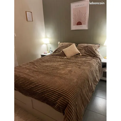 Lot lit IKEA blanc Bon état reconditionné disponible sur Rakuten