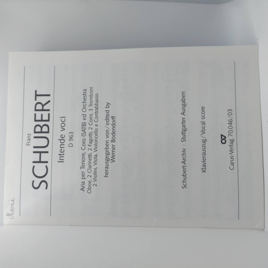 Voir photo 3 de LOT MUSIQUE 3 ouvrages : Schubert Intende voci - Chopin Mazurkas - Le solfège de Rodolphe LOT MUSIQUE 3 ouvrages : Schubert Intende voci - Chopin Mazurkas - Le solfège de Rodolphe État correct reconditionné photo 3