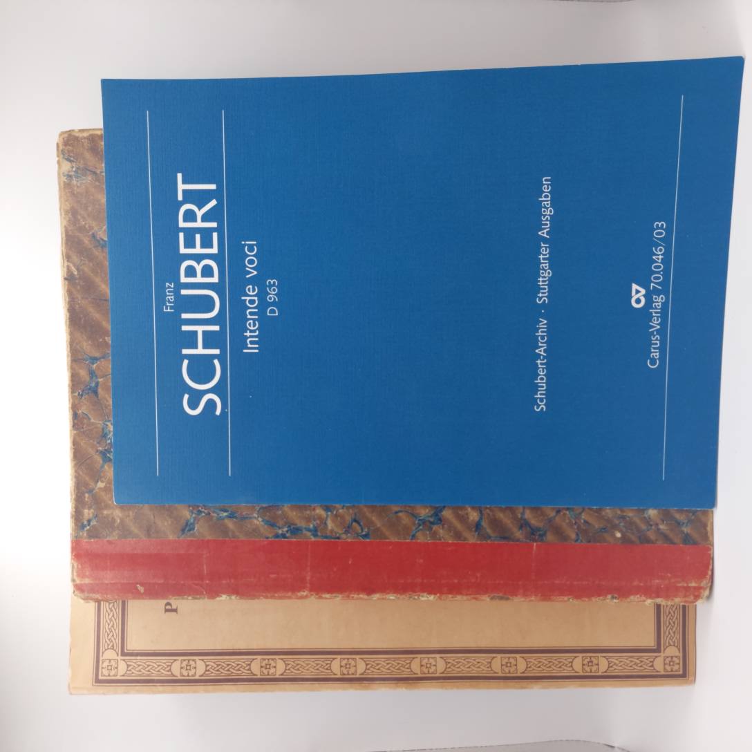 Acheter LOT MUSIQUE 3 ouvrages : Schubert Intende voci - Chopin Mazurkas - Le solfège de Rodolphe État correct - 15,00 € LOT MUSIQUE 3 ouvrages : Schubert Intende voci - Chopin Mazurkas - Le solfège de Rodolphe État correct reconditionné disponible sur Label Emmaüs