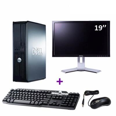 Lot PC DELL Optiplex 760 DT Dual Core E5200 2,5Ghz 4Go 2To WIN 7 + Ecran 19 " État correct Dell reconditionné disponible sur Fnac