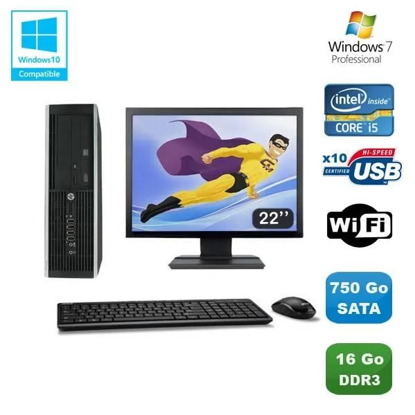 Lot PC HP Elite 8100 SFF Intel Core i5 3.2GHz 16Go 750Go Graveur WIFI W7 + 22 Reconditionné - 219,00 € Lot PC HP Elite 8100 SFF Intel Core i5 3.2GHz 16Go 750Go Graveur WIFI W7 + 22 Reconditionné Hewlett-Packard reconditionné disponible sur Cdiscount Seconde Vie
