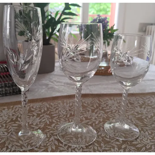 Lot Verres Et Seau Champagne - Cristal 24% Plomb - Arnauld De Brissac Bon état reconditionné disponible sur Rakuten