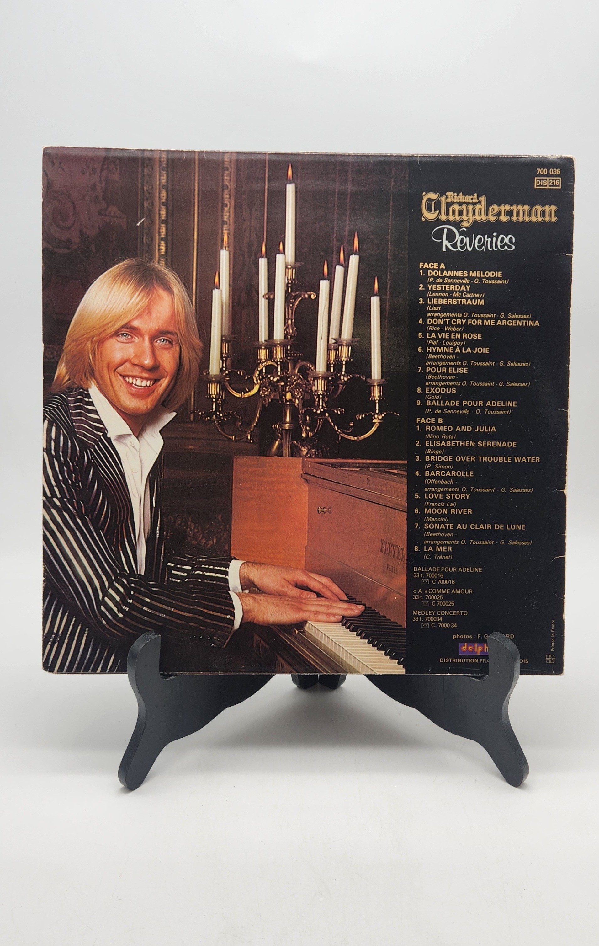 Voir photo 2 de Lots de 3 vinyles de Richard Clayderman Lots de 3 vinyles de Richard Clayderman Très bon état reconditionné photo 2