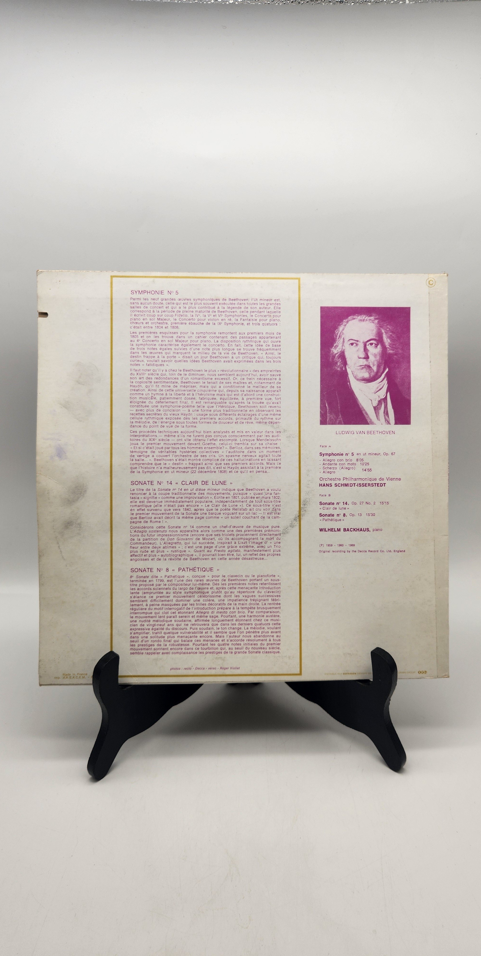 Voir photo 3 de Lots de deux vinyles des symphonies de Beethoven Lots de deux vinyles des symphonies de Beethoven Très bon état reconditionné photo 3