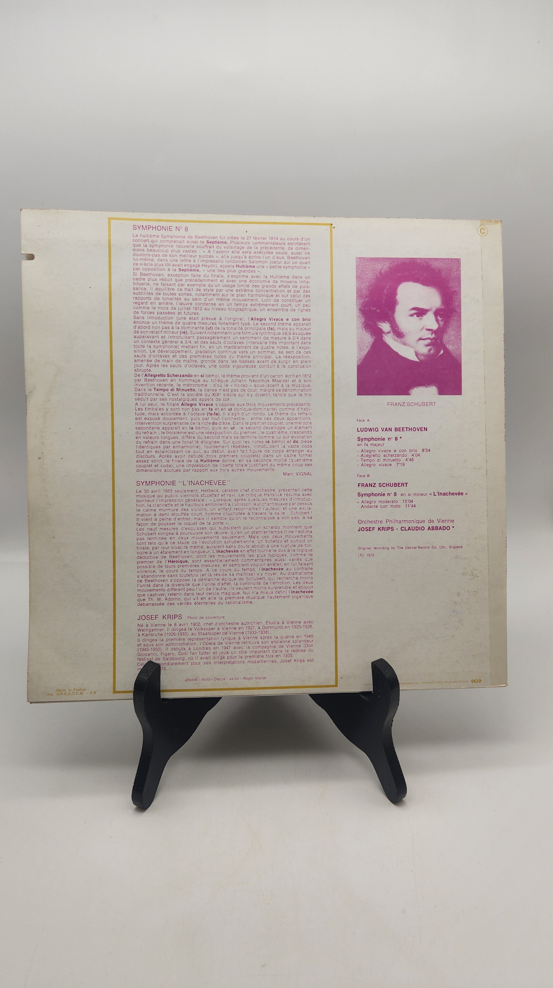 Voir photo 4 de Lots de deux vinyles des symphonies de Beethoven Lots de deux vinyles des symphonies de Beethoven Très bon état reconditionné photo 4