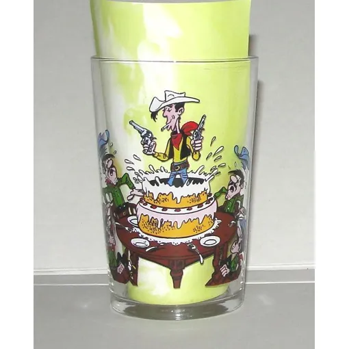 Lucky Luke Et Les 4 Daltons Ancien Verre À Moutarde 1972 Morris occasion reconditionné disponible sur Rakuten