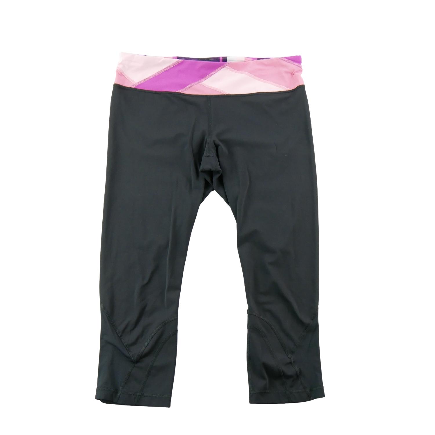 Lululemon Leggings Run Inspire Crop Tight Fit Corsaire Yoga Femme Taille XL Noir #QWE0178 Très bon état Lululemon reconditionné disponible sur Sporteed