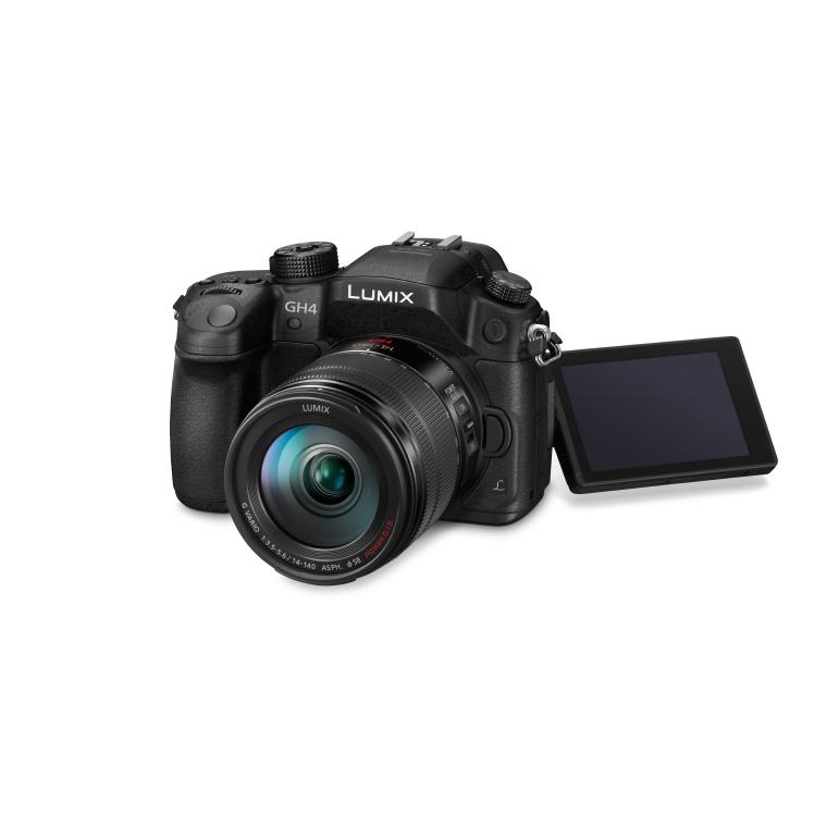 Lumix DMC-GH4 - Noir + Panasonic Lumix G Vario 14-42mm ASPH Mega OIS f/3.5-5.6 Reconditionné Panasonic reconditionné disponible sur Backmarket