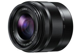 LUMIX G 35-100MM F/4,0-5,6 ASPH O.I.S noir État correct Panasonic reconditionné disponible sur Darty
