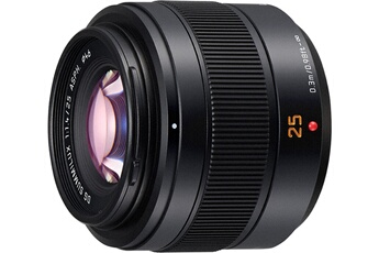 LUMIX LEICA DG 25mm f/1,4 II Très bon état Panasonic reconditionné disponible sur Darty