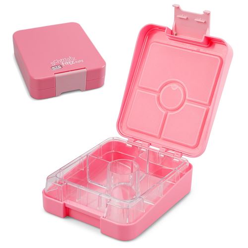 Lunch box - Klarstein schmatzfatz easy snack - Pour enfants - 4 compartiments - 18 x 15 x 5cm - sans BPA - Rose État correct N/A reconditionné disponible sur Fnac