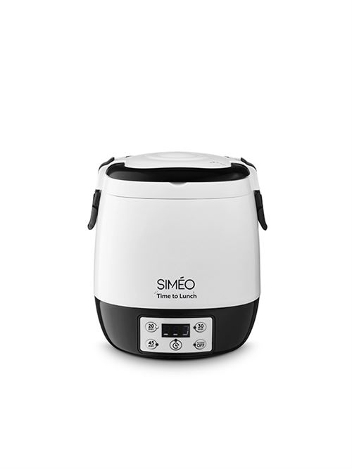 Lunchbox électrique Siméo LBE420 300 W Blanc et Noir État correct Simeo reconditionné disponible sur Fnac