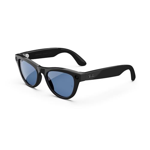 Lunettes connectées IA Meta Ray-Ban Skyler (Gen 1) Monture Noir brillant taille standard État correct Meta reconditionné disponible sur Fnac