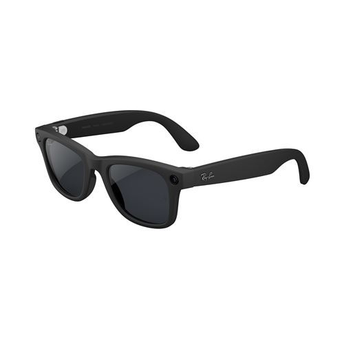 Lunettes connectées IA Meta Ray-Ban Wayfarer (Gen 2) Noir mat État correct Meta reconditionné disponible sur Fnac